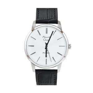 Alexandre Christie AC 1030 Silver White Man Leather MDLSSSL